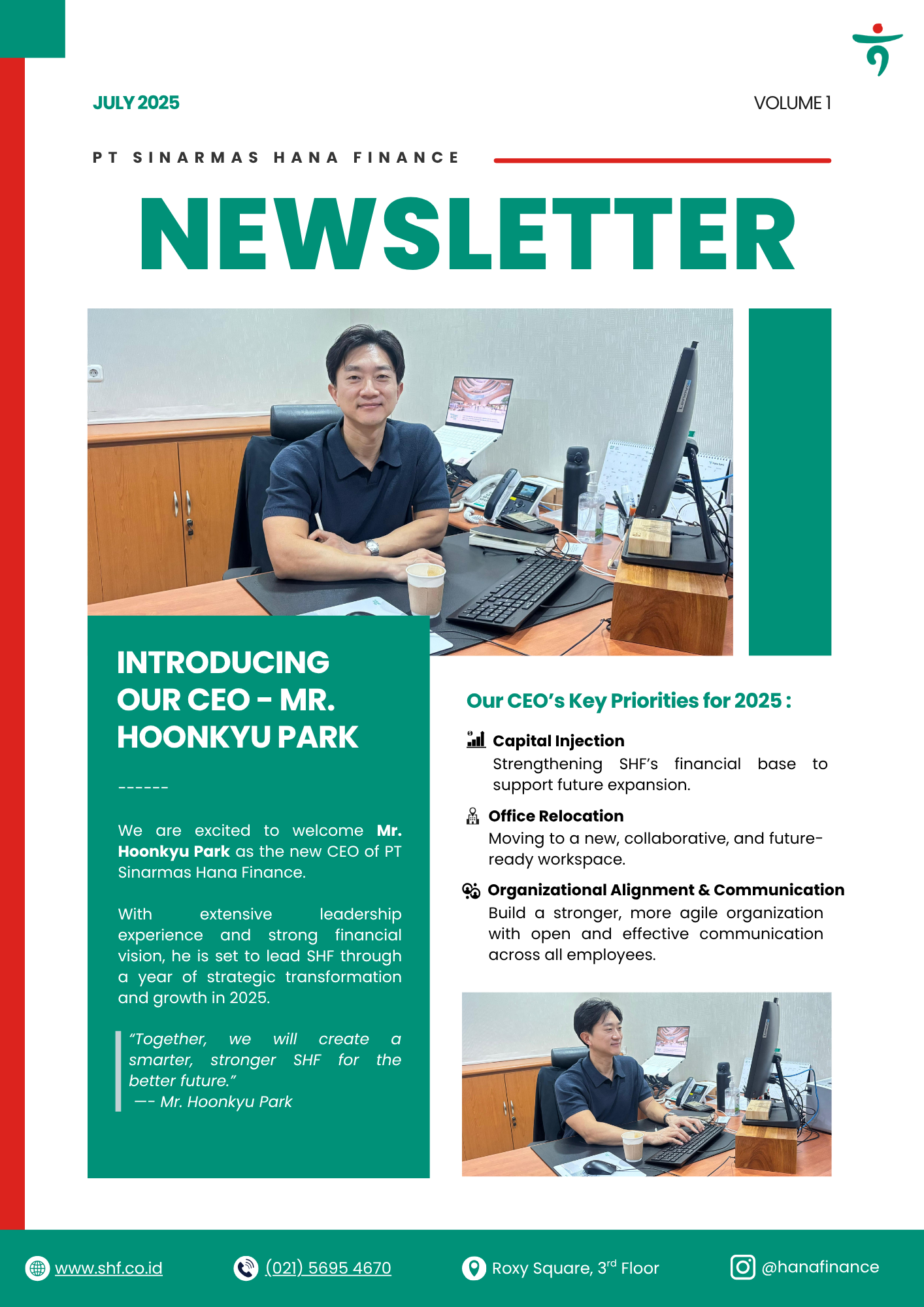 SHF Newsletter SHF Newsletter